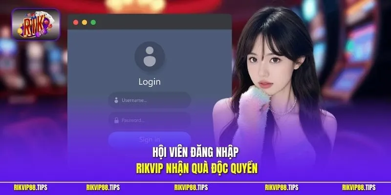 Hội viên đăng nhập Rikvip nhận quà độc quyền