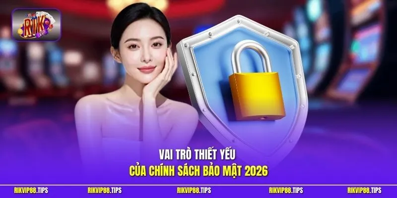Vai trò thiết yếu của chính sách bảo mật 2026